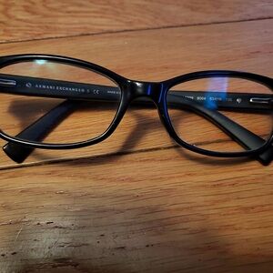 Armani Exchange Matte Black Reading Glasses